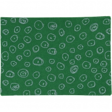 Hobbyfilt - A4 - Grön - Blått Glitter Cirklar - 10 ark