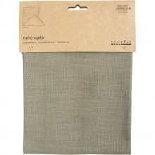 Tygservett 100% Bomull - 42x42 cm - Mossgrön - 2 st