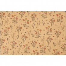 Läderpapper Blommor 50 cm till scrapbooking, pyssel och hobby