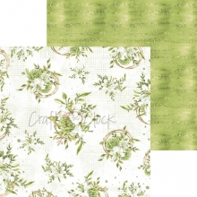 Paper Pack Craft O Clock Greenery Charm Gold Glitter 12x12 Tum Papperspack 12