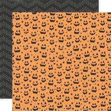 Paper Pack Simple Stories Spooky Nights 12x12 Tum Halloweenpyssel Höstpyssel