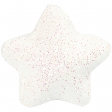 Dekorationsstjärnor på Stjälk Vit 12 st Granar Kottar Julpyssel