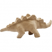Papier Maché Dinosaurie Taggsvans Höjd: 9 cm Dekorationsföremål