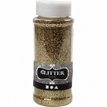Glitterpulver - Guld - 110 gram
