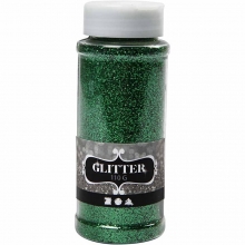 Glitterpulver - Grön - 110 gram