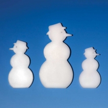 Gjutform Tvål Ljus Snowman Snögubbe