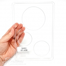 Gjutform Tvål Ljus Cirkel Rund