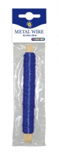 Ståltråd 0,5 mm 1 rulle 50 m Blå Metalltråd Spoltråd