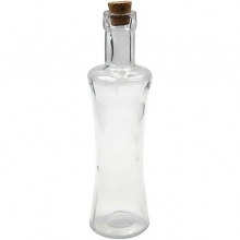 Glasflaskor -  H: 21 cm - 12 st