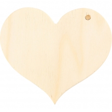 Ask Hjärta Plywood 1 st Låda Förvaring av Trä