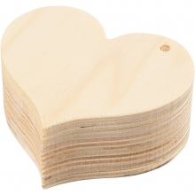 Ask Hjärta Plywood 1 st Låda Förvaring av Trä