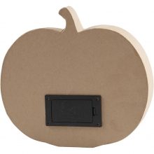 Pumpa med belysning Glad Höjd: 20 cm Halloweenpyssel Höstpyssel