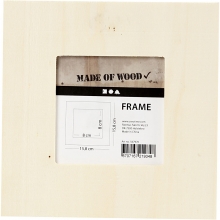 Ram stl. 15,8x15,8 cm Plywood Tittskåp till scrapbooking, pyssel och hobby