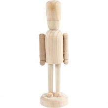 Trä Figur Tennsoldat 45 cm Dekorationsföremål Julpyssel