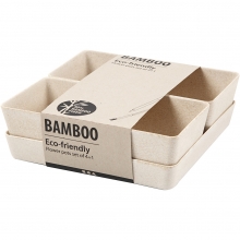 Krukor av Ekologisk Bambufibrer 19,5x8 cm Djup: 19,5 Kruka Vas Korg