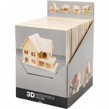 3D Pussel - Hus - Plywood - 24 st
