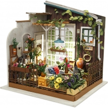 DIY Miniatyr rum Trädgård Höjd: 21 cm till scrapbooking, pyssel och hobby