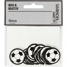 Die cuts Silhouette Fotboll 20 st Pappersfigurer