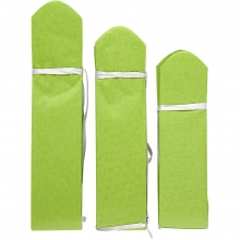 Papperspompomer Lime 3 st Silkespapper till scrapbooking, pyssel och hobby
