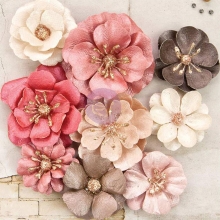 Pappersblommor pappersrosor Prima Rossi Belle Harper 9 st