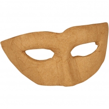 Zorromask Papier Maché 21 x 8 cm 1 st Masker
