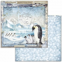 Paper Pad Stamperia Arctic Antarctic 8x8 Tum Pappersblock 4 8