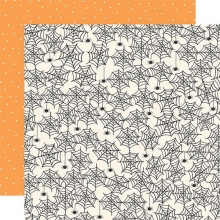 Paper Pack Simple Stories Spooky Nights 12x12 Tum Halloweenpyssel Höstpyssel