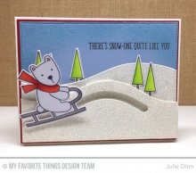 My Favorite Things Dies Hit The Slopes till scrapbooking, pyssel och hobby