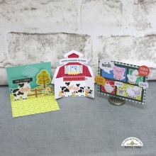 Paper Pack 6x6 Doodlebug Down On The Farm Pappersblock Pad 4 8 Tum