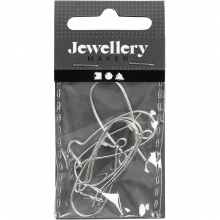 Öronkrokar Båge 25 mm Försilvrad 6st Göra egna örhängen