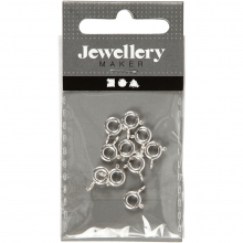Fjäderlås 6 mm Sterlingsilver 10 st Karbinhake