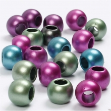 Kongomix Pärlor Metallic 5 Färger 60 gram Pony Beads Kongopärlor