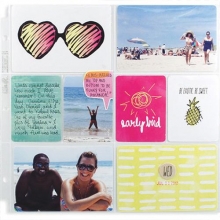 It Factor Albums Made Easy Journaling Cards 100/Pkg D-Ring Album 12 Tum