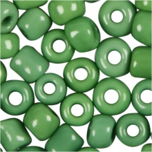 Seed Beads 3 mm Grön 500 gram pärlor, smyckestillverkning
