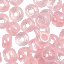 Seed Beads 3 mm Ljusrosa 500 gram pärlor, smyckestillverkning
