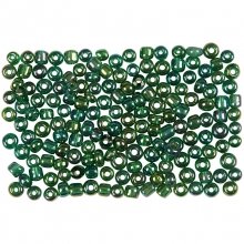 Seed Beads - 3 mm - Grönolja - 25 gram