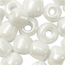Seed Beads 4 mm Pärlemovit 500 gram till scrapbooking, pyssel och hobby