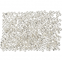 Seed Beads 1,7 mm Silver 500 gram pärlor, smyckestillverkning
