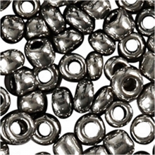 Seed Beads 1,7 mm Gråmetall 25 gram till scrapbooking, pyssel och hobby