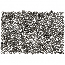 Seed Beads - 1,7 mm - Gråmetall - 500 gram