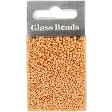 Seed Beads 1,7 mm Ljus Persika 25 gram till scrapbooking, pyssel och hobby