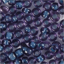Seed Beads 1,7 mm Mörkblå 500 gram till scrapbooking, pyssel och hobby