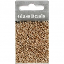 Seed Beads 1,7 mm Rosaguld 25 gram till scrapbooking, pyssel och hobby