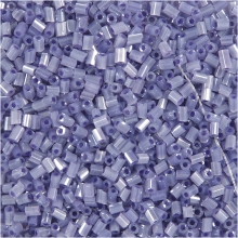 Seed Beads - 1,7 mm - Transparent Lila - 2-cut - 25g