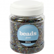Seed Beads 4 mm Transparent 1 kg i spann