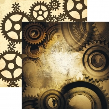 Paper Kit Reminisce Gear Head 12x12 Tum till scrapbooking, pyssel och hobby