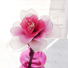 Nylon Blomma Tyg Textil Stocking Strumpbyxor