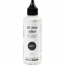 3D Snow Effekt - Snö Pasta - Dekorations Snö - 90 ml