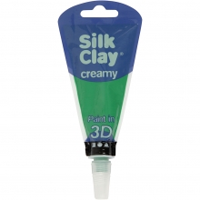 Silk Clay Creamy Grön 35 ml Lera till scrapbooking, pyssel och hobby