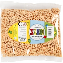 Nabbi Pärlor 6000 st Ivory nr 7 Medium Rörpärlor